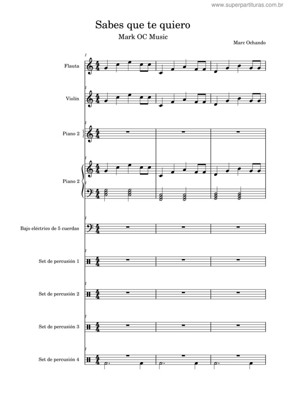 Partitura da música Sabes Que Te Quiero