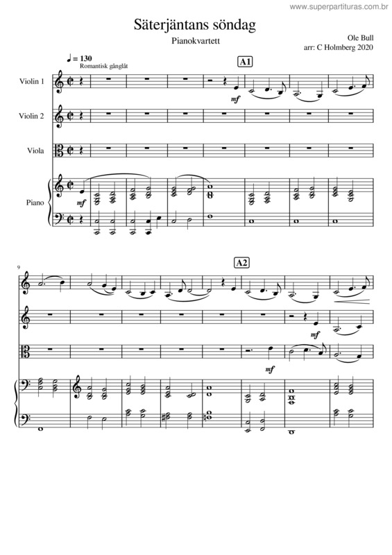 Partitura da música Saeterjaentans_Soendag