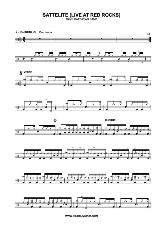 Partitura da música Satellite