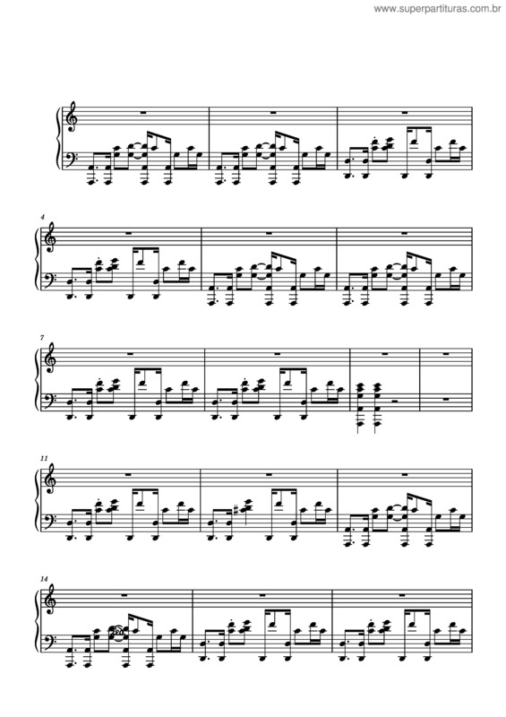 Partitura da música Saudade v.48