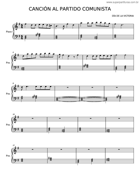 Partitura da música Score v.2