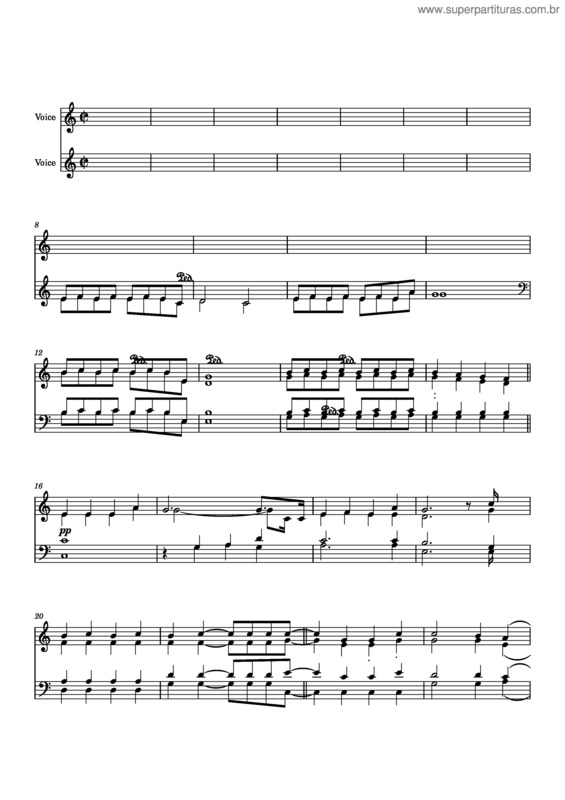 Partitura da música Sempre Imaginei Em Minha Vida v.2