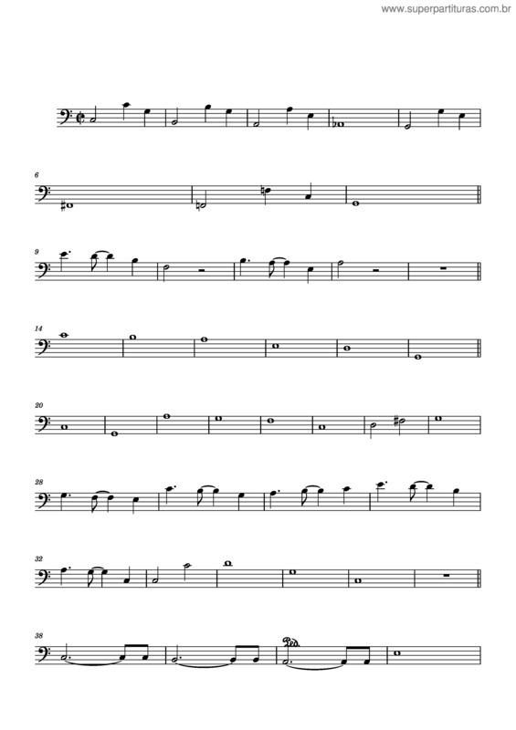 Partitura da música Sempre Imaginei Em Minha Vida