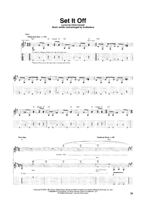 Partitura da música Set It Off