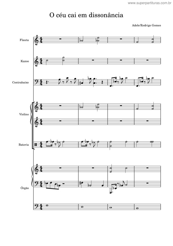 Partitura da música Skyfall v.6