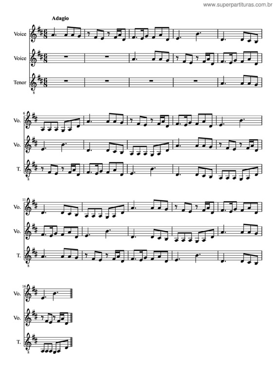 Partitura da música Snow v.3