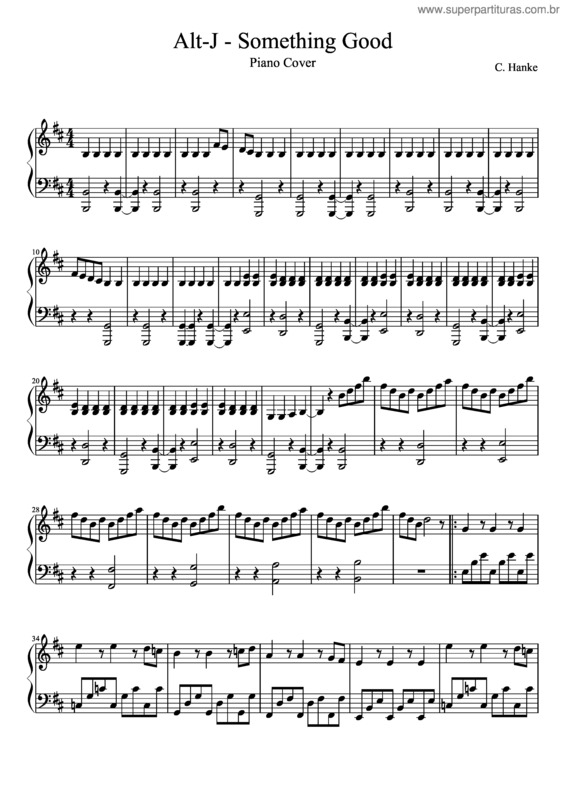 Partitura da música Something Good