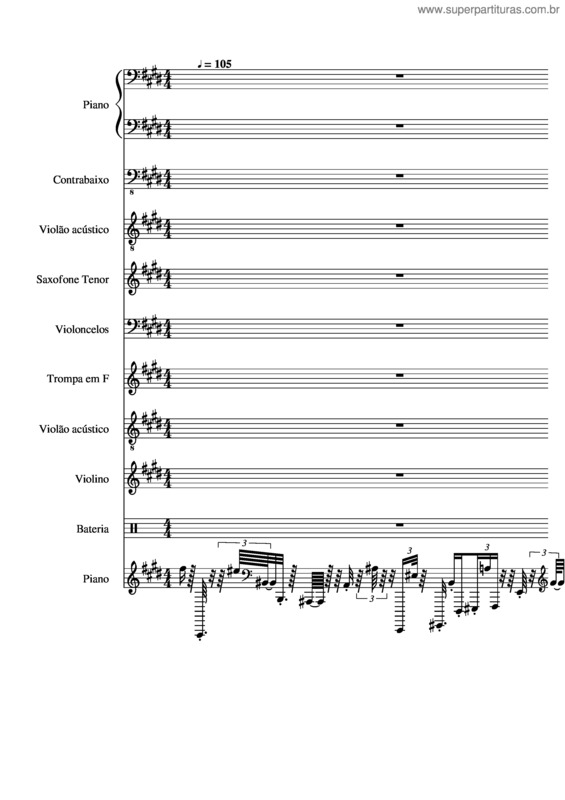 Partitura da música Something Stupid v.4