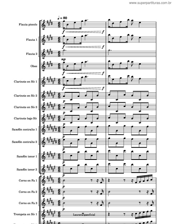 Partitura da música Somos Más Orquesta Sinfónica