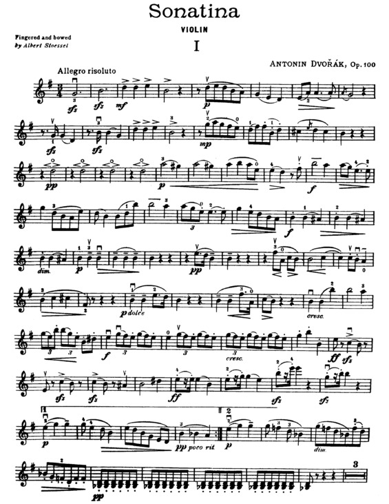 Partitura da música Sonatina v.8