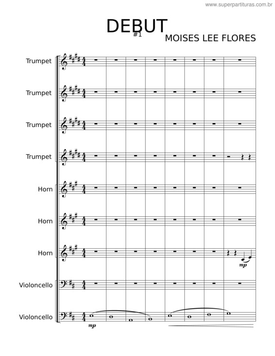 Partitura da música Stone