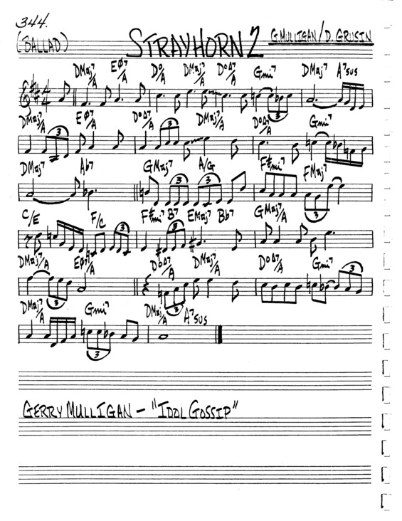 Partitura da música Strayhorn 2 v.5