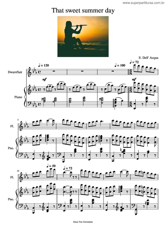 Partitura da música That Sweet Summer Day