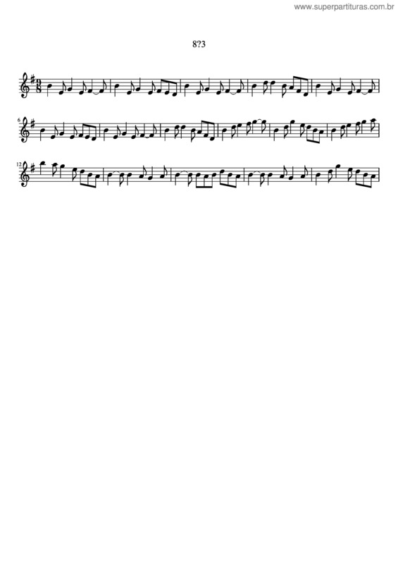 Partitura da música The Butterfly v.4