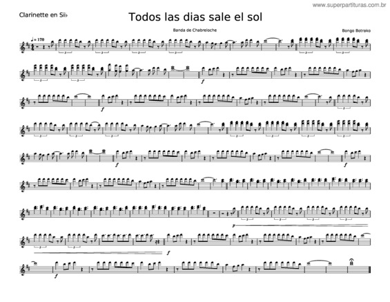 Partitura da música Todos Los Dias Sale El Sol v.6