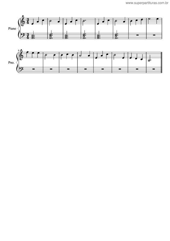 Partitura da música Triste v.20