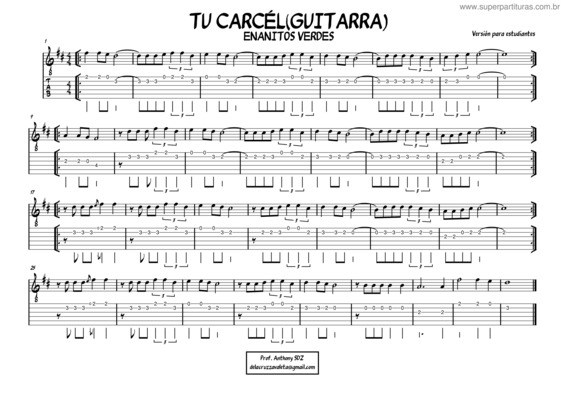 Partitura da música Tu Carcél v.5