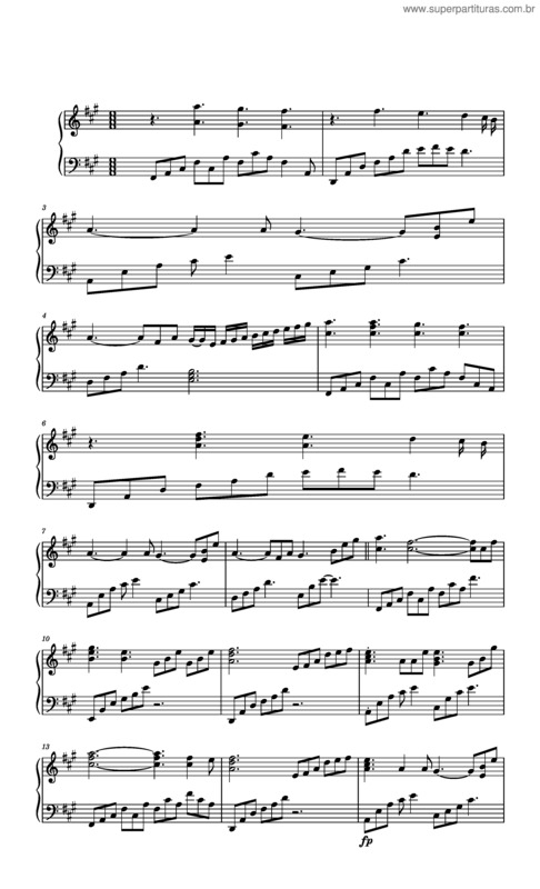 Partitura da música Un Angel Para El Final