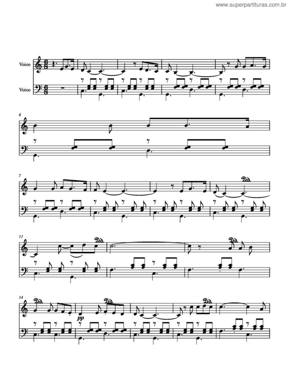 Partitura da música Un Dia A La Vez v.4