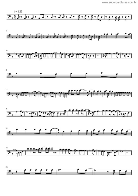 Partitura da música Viva La Vida v.41