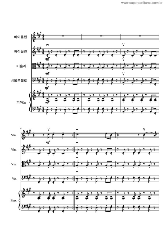 Partitura da música Viva La Vida v.51