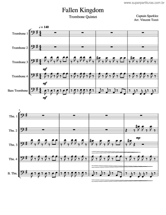 Partitura da música Viva La Vida v.98