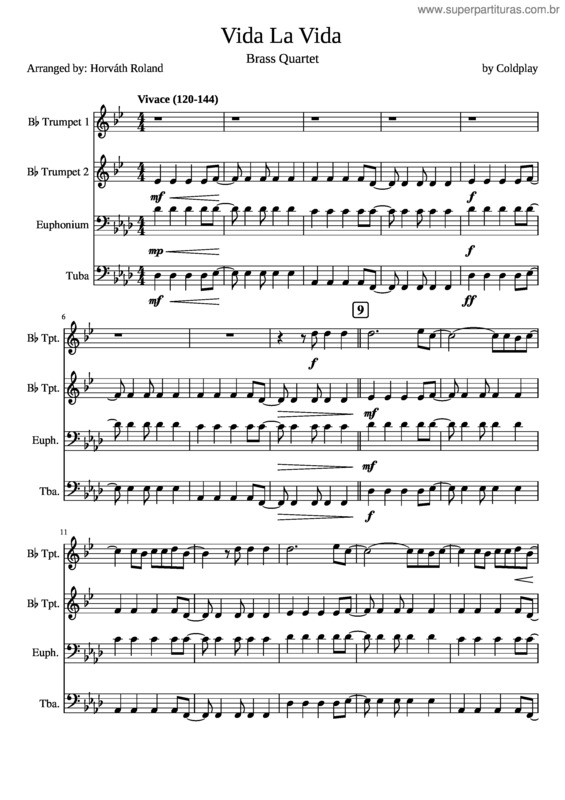 Partitura da música Viva_La_Vida