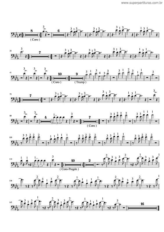 Partitura da música Vivir Mi Vida Bone 1