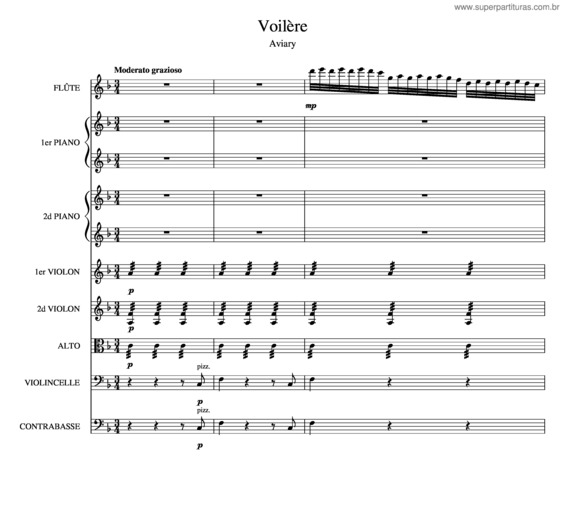 Partitura da música Voilère