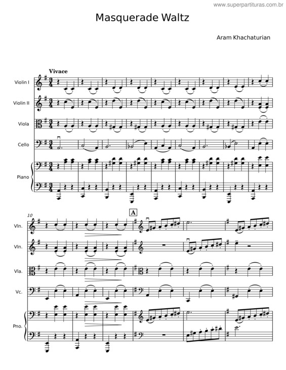 Partitura da música Waltz To The Drama Masquerade v.2