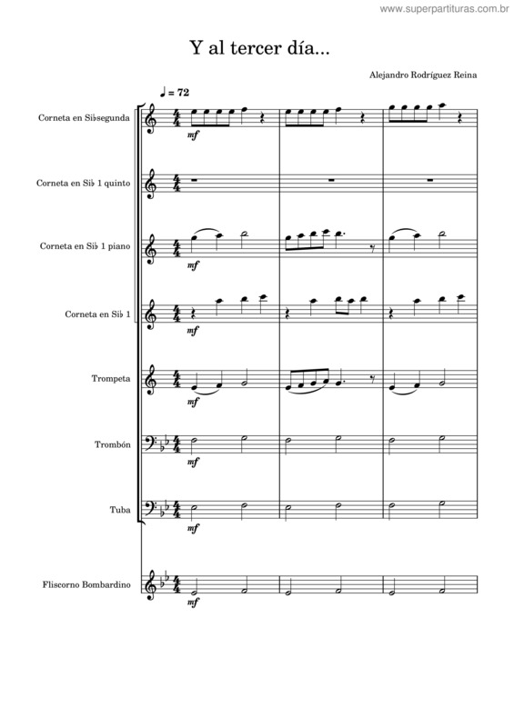 Partitura da música Y Al Tercer Día... 2 2