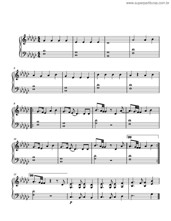 Partitura da música Yeshua v.10