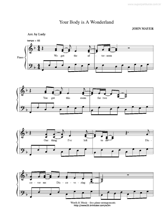 Super Partituras - Vultures (John Mayer), sem cifra